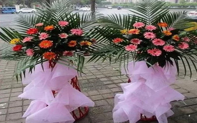 单层开业花篮单个价格