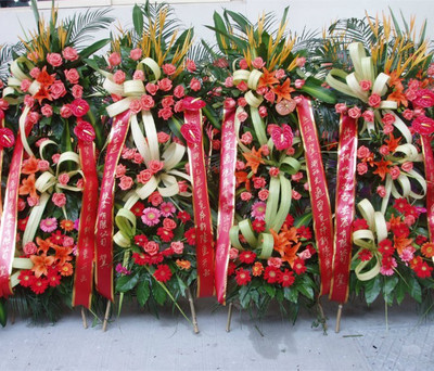 三层开业花篮/一对花篮--如意吉祥花篮