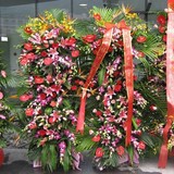三层开业花篮/一对花篮报价--骏业日新花篮