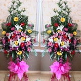 单层开业花篮/一个花篮--龙凤呈祥花篮