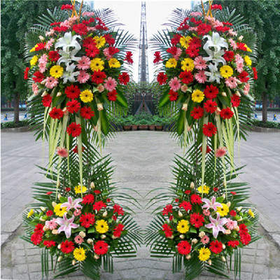 双层开业花篮/一对花篮--喜气呈祥